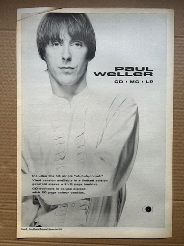 Paul weller debut poster - paul,