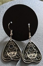 Ouija Board Planchette Handmade Earrings Mystical Eye Gothic Gift UK Seller UK