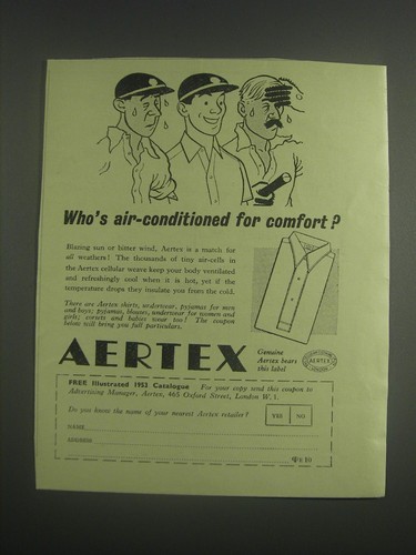1953 aertex shirts - 1953, who's