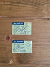 British Rail Tickets Seat