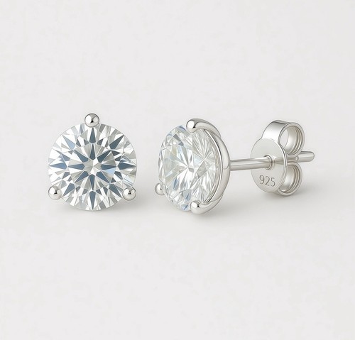 Diamond stud earrings real - stud,
