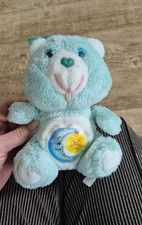 Vintage Care Bear Bedtime Bear Retro 1980's Kenner Green Sun & Moon