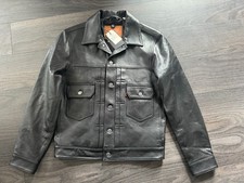 LEVI'S TYPEⅡ TRUCKER LEATHER