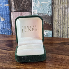 Vintage Rare Ernest Jones Ring Box Empty Replacement Gift Box Beaverbrooks 