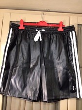 MENS Leather Look/Pvc Shorts 36/38”  Gay/Fetish Int.