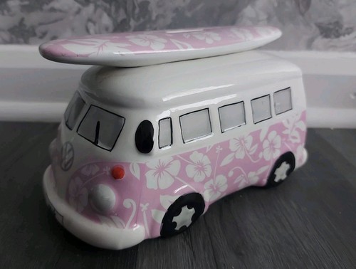 Pink floral camper - pink, van
