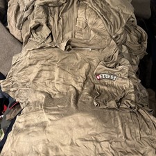 Army Job Lot x25 T Shirts Olive Brown Pure Cotton Swiss Original Grade