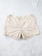 Fred Perry Tennis Shorts Vintage Running Sportswear Summer Beige Mens 42 107cm