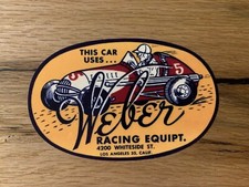 Racing sticker Weber old school sticker vintage racing cult V8 USA top #240