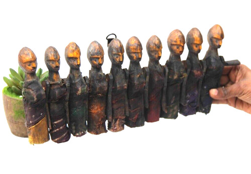 Vintage wooden set 10 - wooden,