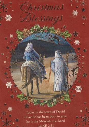 Religious christmas greeting - christmas,