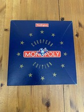Waddingtons Monopoly European Edition with European Landmarks 1991 Vintage