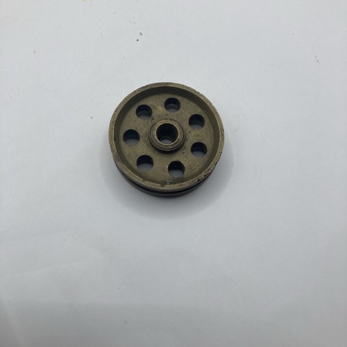 Brass pulley with - stepped, bore