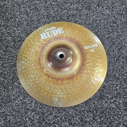 Splash cymbal paiste - 10", rude