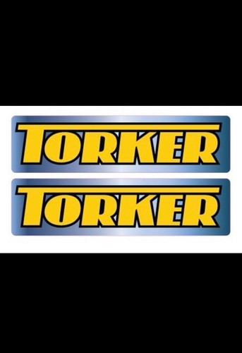 Torker fork decal - -, old