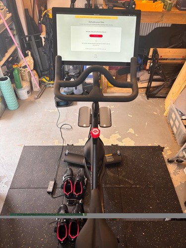 Peloton bike with hand - bike,