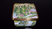 Halcyon Days Enamel Box Rare British Memorial Garden New York Ltd Ed 250 Square