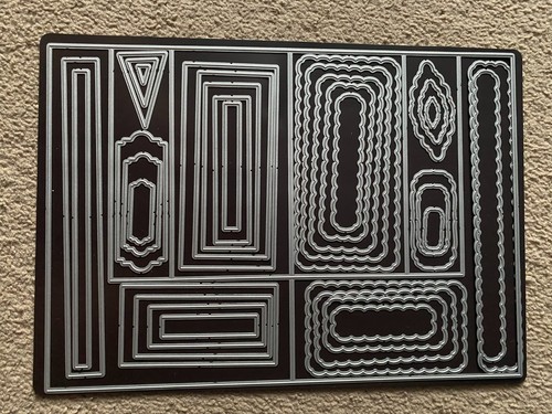 Tattered lace shutter card die - shutter,