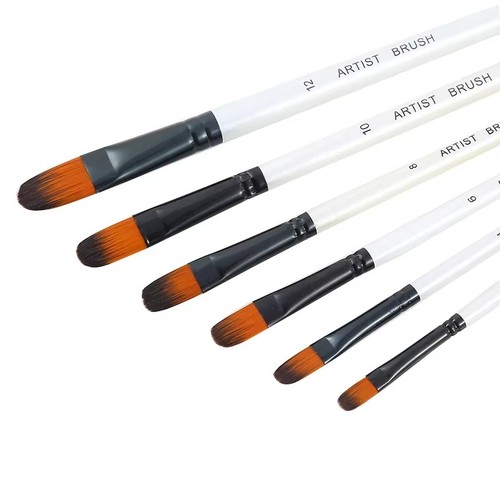 6pcs filbert artist paint - 6pcs,