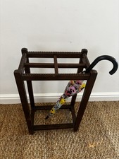Vintage wooden umbrella - wooden,