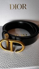 CHRISTIAN DIOR wide black
