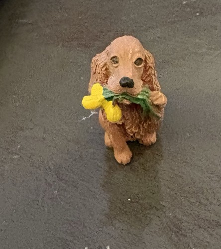Cocker spaniel figurine - cocker,