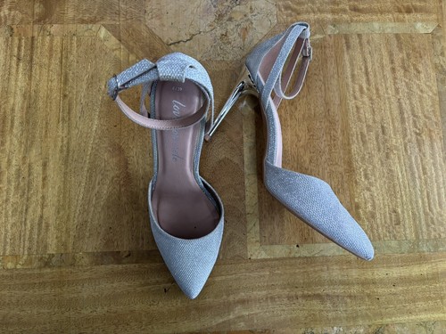 New look silver - glitter, heels
