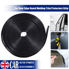 5M Car Door Auto Edge Protector Strip Trim U Shape Guard Seal Rubber Black UK e