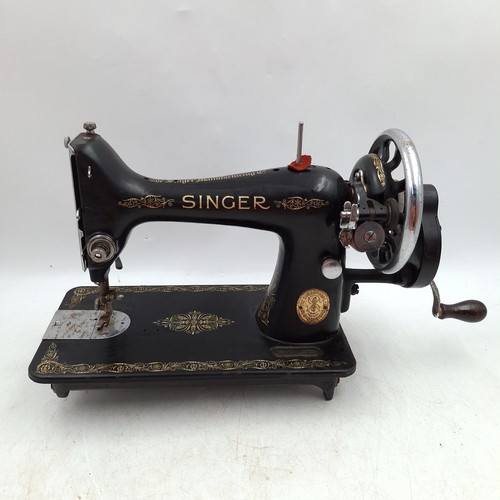 Singer hand crank sewing - hand,