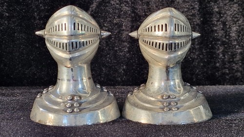 Pair silver george unite - silver,