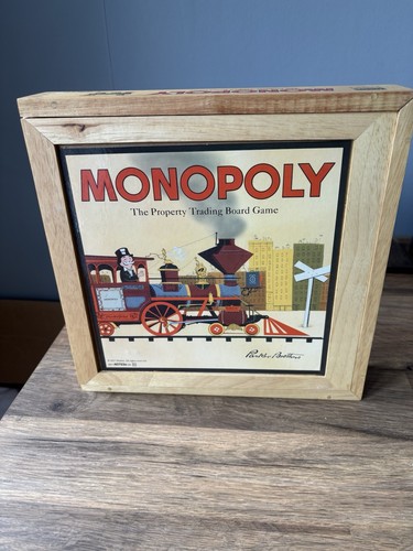Monopoly nostalgia wooden box - nostalgia,