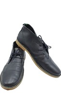 Nicholas Deakins Chukka Boot Black Leather Size 12 Men's Fashion T2348 D220