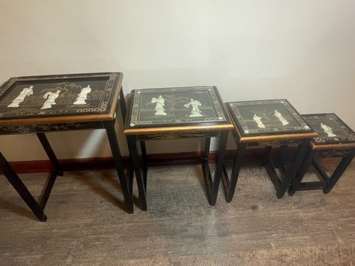 Set vintage chinoiserie - set,