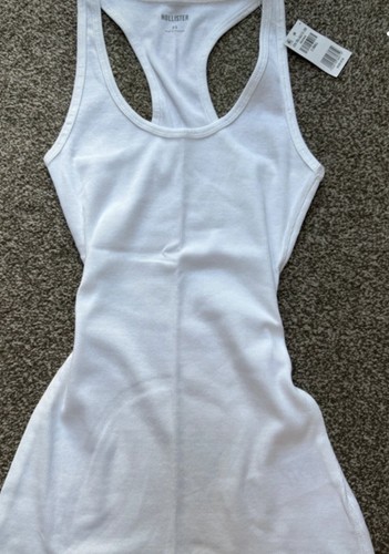 Hollister white ribbed - hollister,