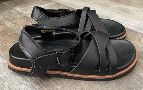 Leather sandals black kamik - black, 7