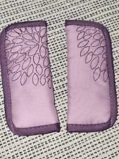 Universal Stroller or Pushchair Strap Covers Chest Pads Purple & Pink