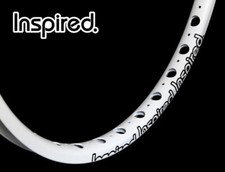 Inspired Bicycles 26" Trials Rim, 32h, white, drilled