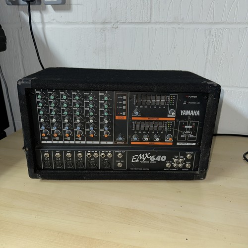 Yamaha emx640 powered - mixer,