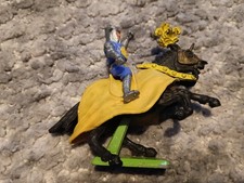 Vintage Britains Medieval Knights Horse 1971 Brown Yellow Cover