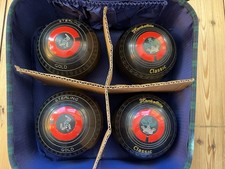 Set Of 2 X Almark Sterling Gold & 2 X Henselite Classic Boules Size 2 Heavy