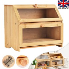 Tier bamboo bread - bamboo, bin