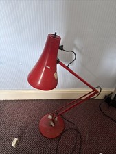 RED Vintage Anglepoise  Lamp