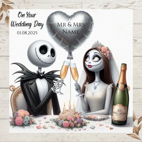 Personalised wedding day jack - personalised,