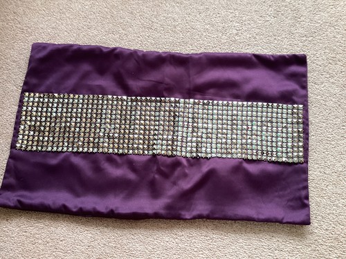 Cushion cover deep purple with - deep,
