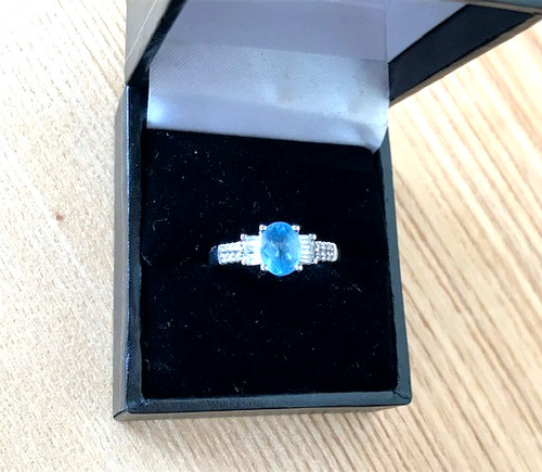 18k santa maria aquamarine - aquamarine, &
