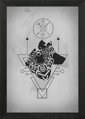 Totem framed wall art - art, poster