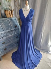 Gorgeous Biba Dress Size 18 Blue Classic Wedding Christmas Ascot Chic