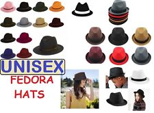 MEN & WOMEN Unisex Waterproof Trilby FEDORA Hats Crushable Handmade 100% Wool