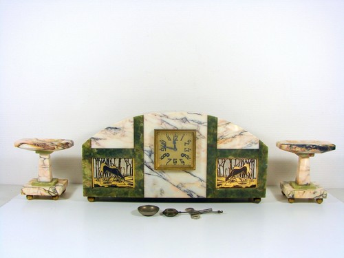 Huge french art deco - deco, marble