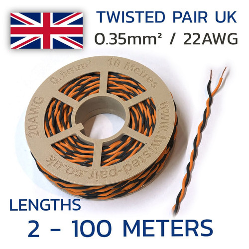 Twisted pair black - twisted, uk